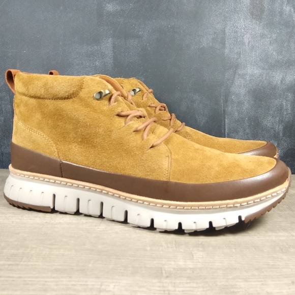 Cole Haan Other - 🆕 Cole Haan Grand.OS Tan Suede Chukka Boots 11